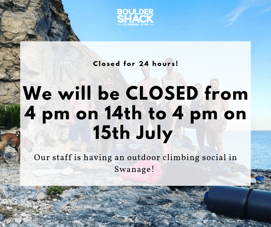 Photograph from the post: We are closed from 4pm on 14th – 4pm 15th July